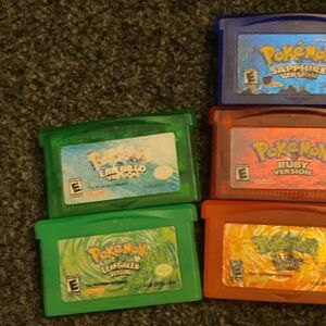 Vintage Pokémon games